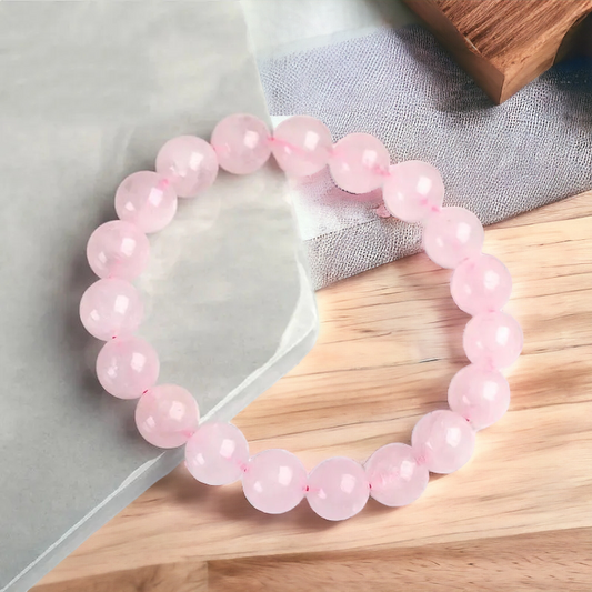 Pulsera de Cuarzo Rosa