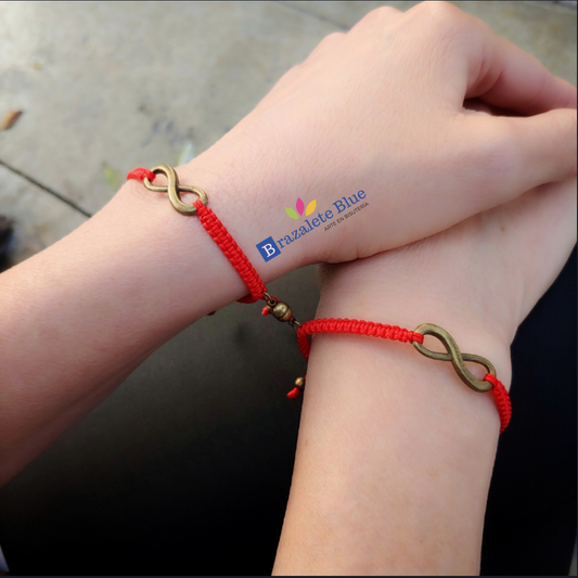 Pulseras para Parejas infinitos envejecidos