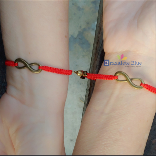 Pulseras para Parejas infinitos envejecidos