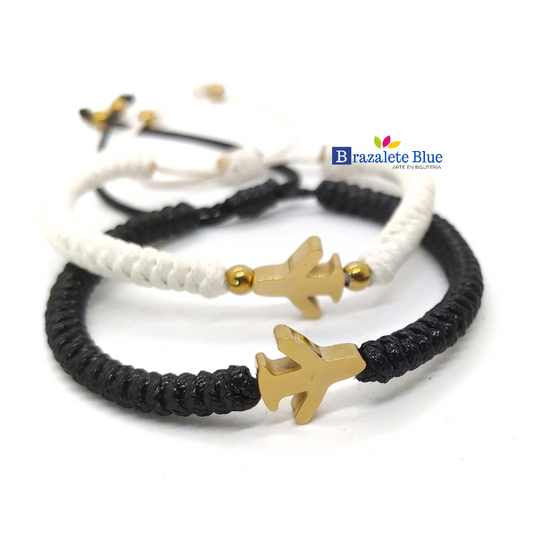 Pulseras para parejas de avión